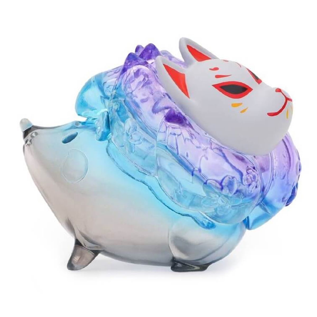 Season Hedgehog Clear Purple Yoko Mask