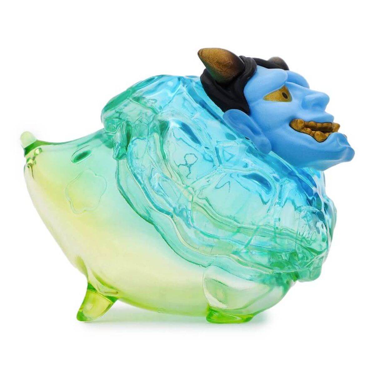 Season Hedgehog Clear Yellow Blue Hannya Mask One-Off
