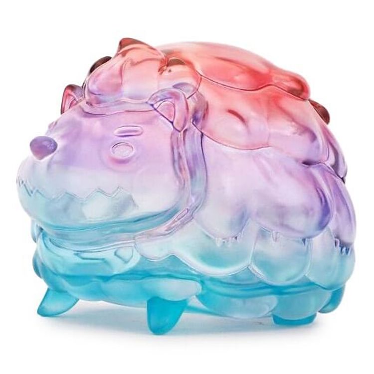 Season Hedgehog Lazy Beast Clear Purple Blue by Luyao Designs