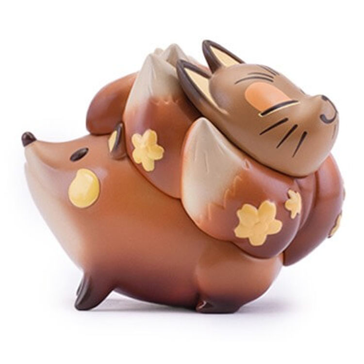 Season Hedgehog Little Cute Fox by Luyao Designs
