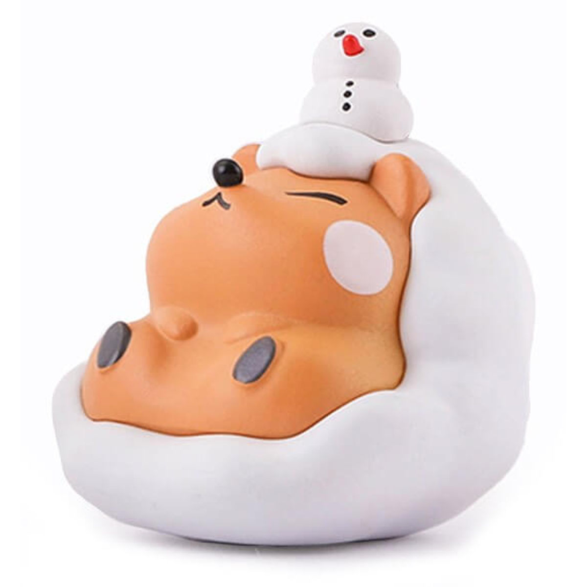 Season Hedgehog Reclining Snowman