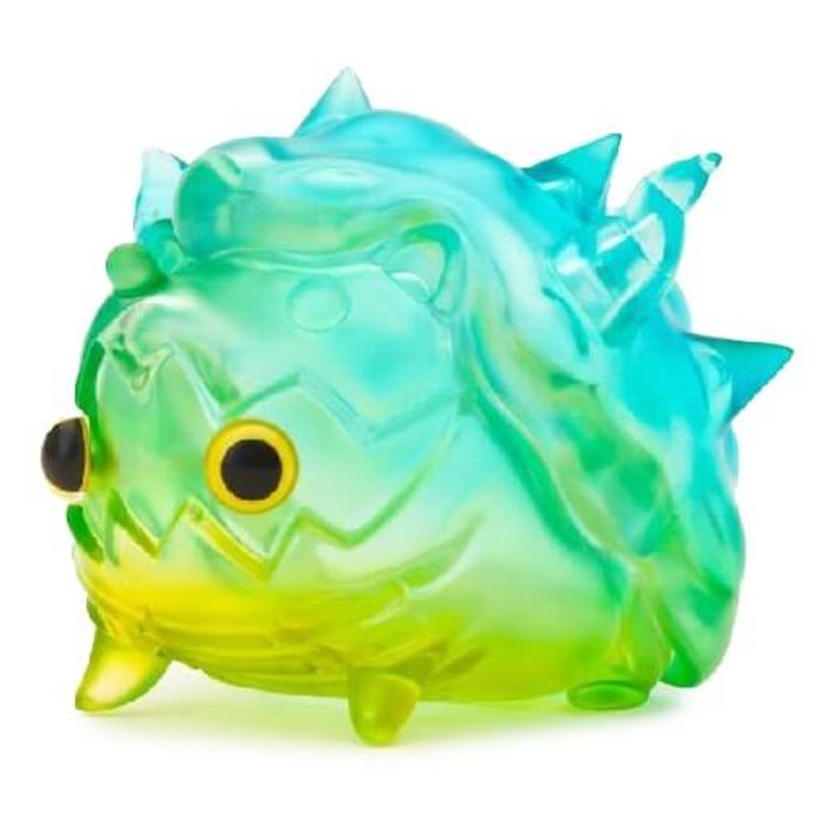Season Hedgehog Tiibo Clear Blue Yellow by ODOM Studio (One Day One Monster)