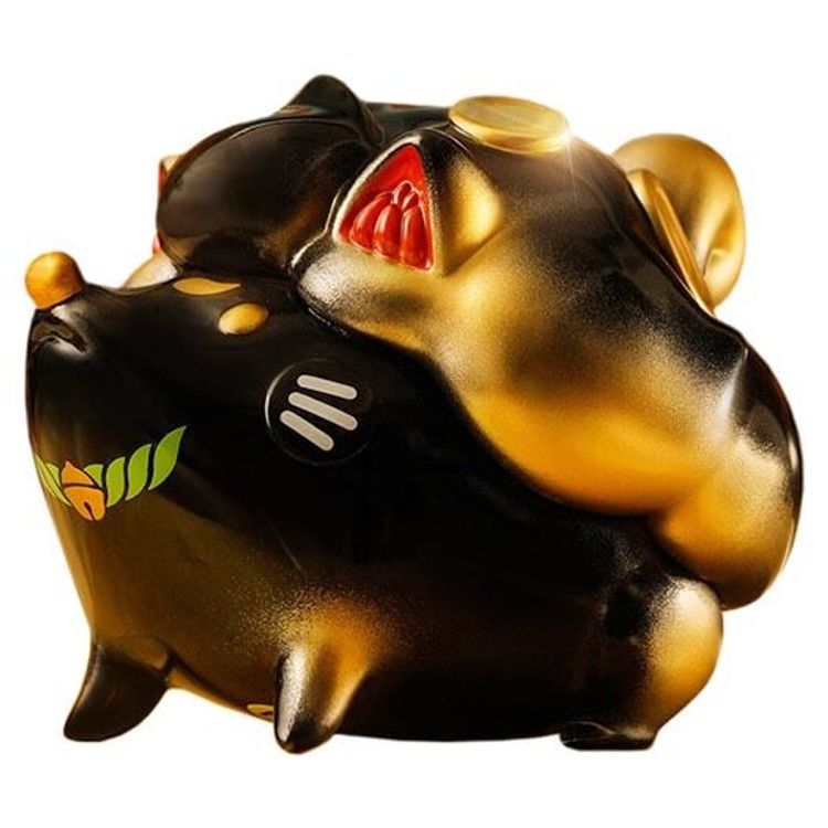 Season Hedgehog Year of the Snake Gold Foil by Luyao Designs