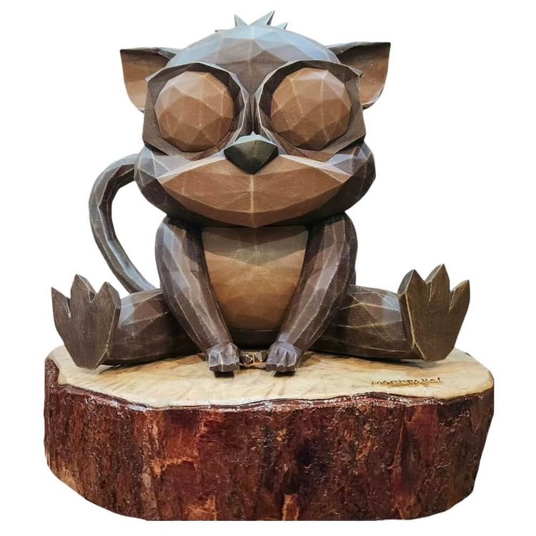Seated Buchoy Wood by Markdwin Cheng