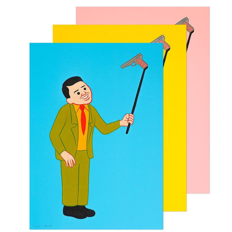 Selfie Gun (Set) by Joan Cornellà
