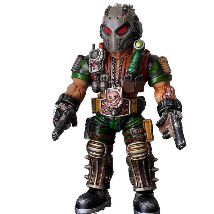 Sgt. Combat DX - Dark Commando (with Black Ops Head) by Mechnoiz Toys