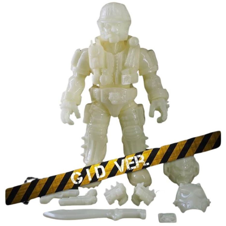 Sgt. Combat DX - GID Version (with Black Ops head) by Mechnoiz Toys