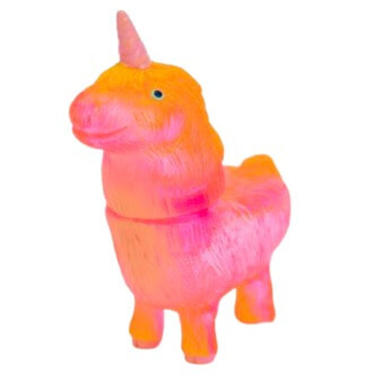 Shaggy Little Unicorn (Pink Clear) by Rampage Toys (Jon Malmstedt)