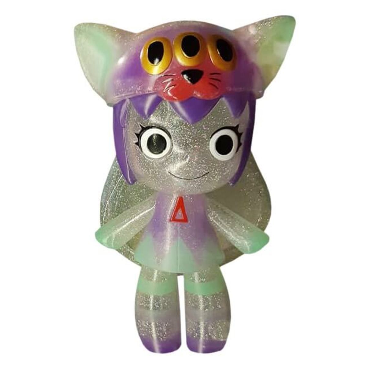 Shamelot Calm Cat Purple Green Glitter