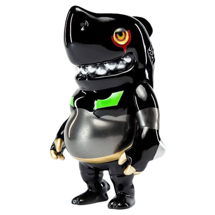 Shark Boy Getter Robo Black (with Cape) by Momoco Studios