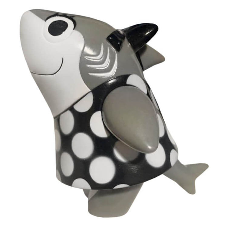 Shark Girl Black & White Polkadot by Redshark (Tetsuya Kondo)