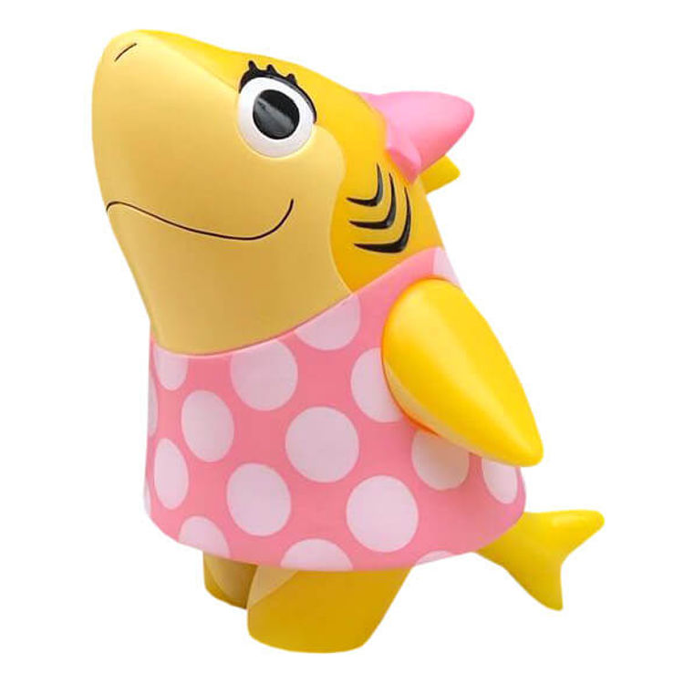 Shark Girl Yellow Pink Polkadot by Redshark (Tetsuya Kondo)