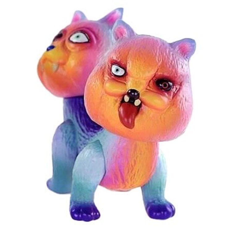 Shifty Two Headed Cat by Lalayo Wing