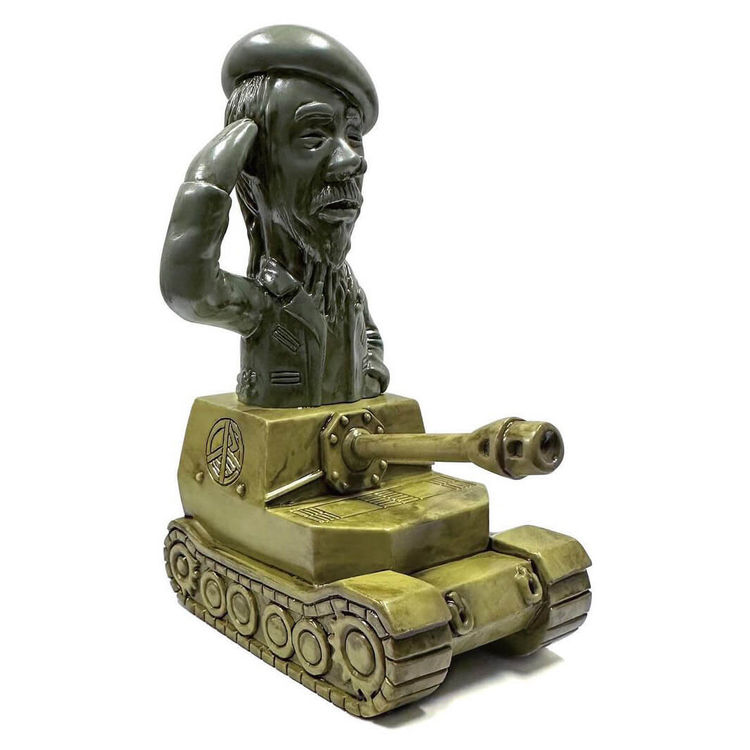 Shiga-Chan Chapter II Tank Gray Beige by Knuckle (Little Chop Design)