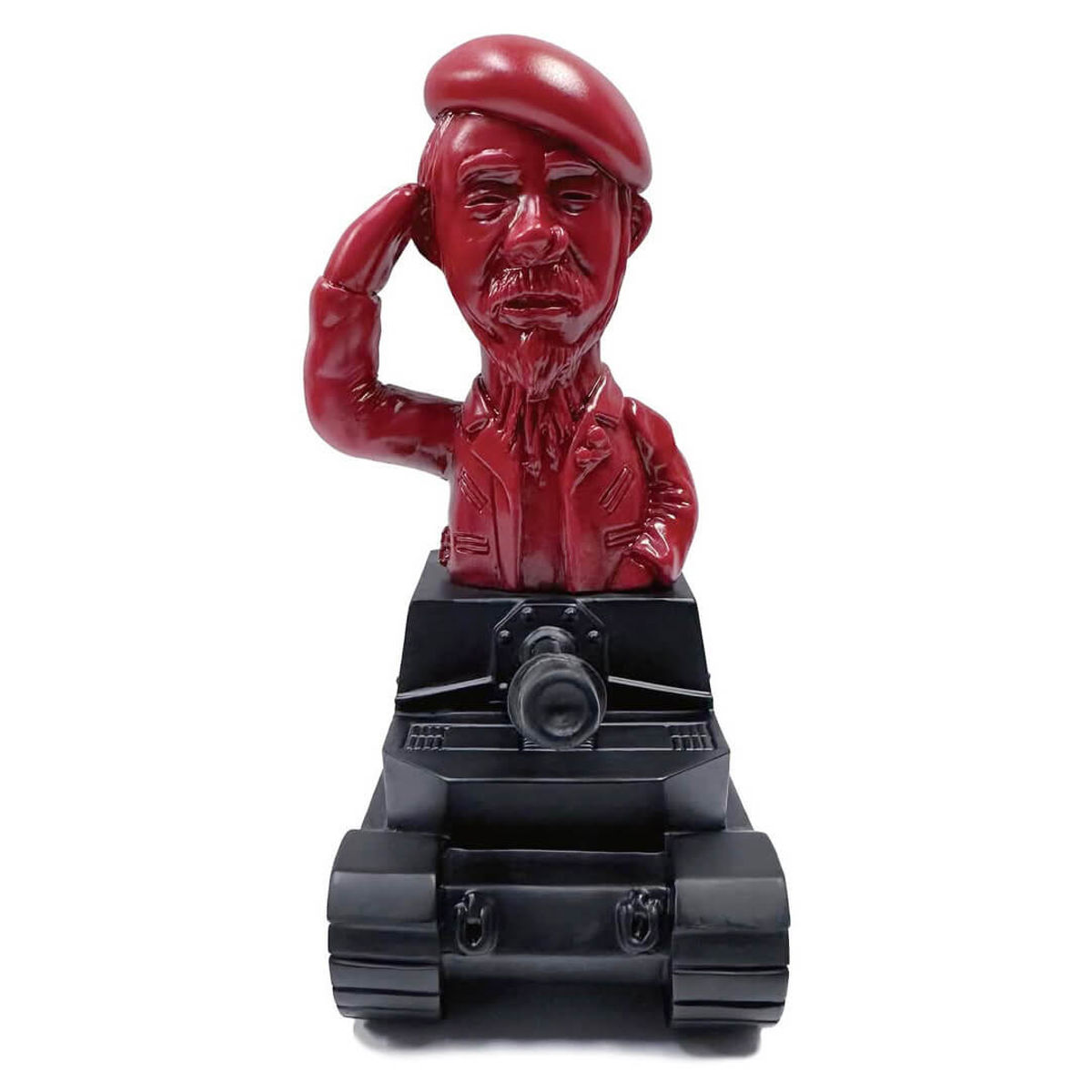 Shiga-Chan Tank Evil Red & Pure Black