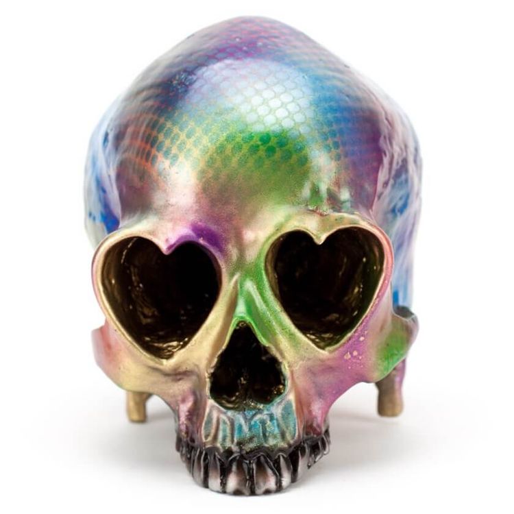 Shiny Love Skullikins by Rampage Toys (Jon Malmstedt)