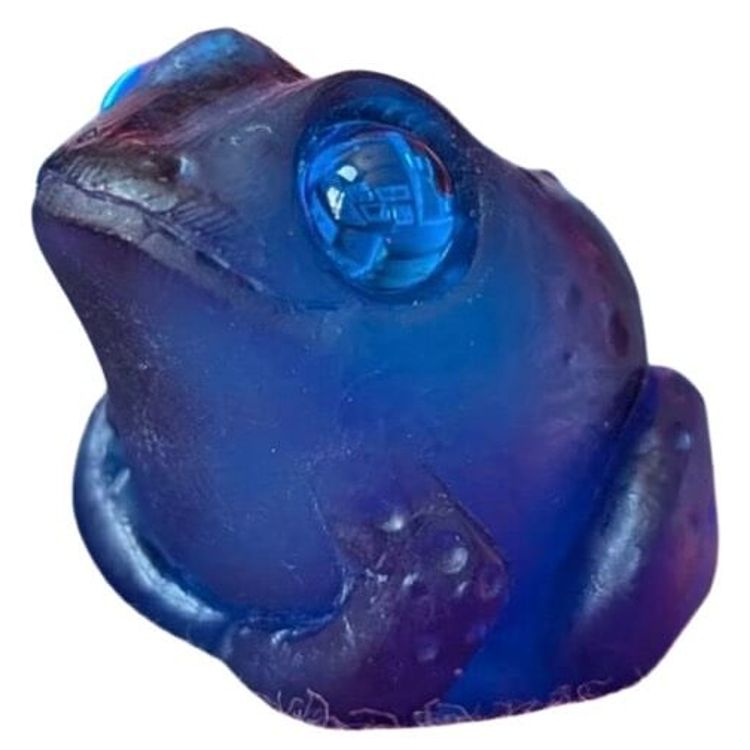 Shiny Sapphire Eyed Glow Tog by Hazel Owlery