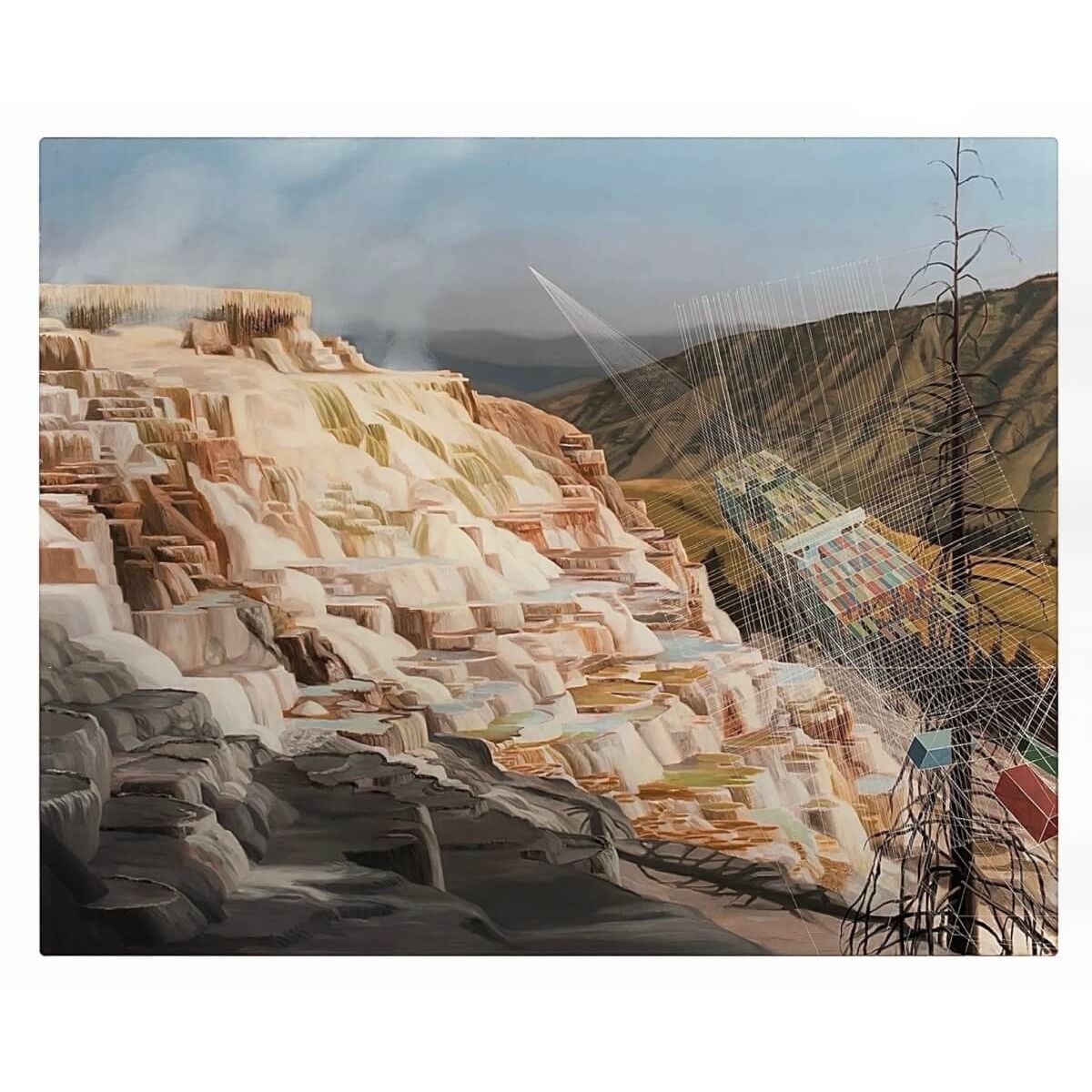 Shipwreck at Mammoth Hot Spring