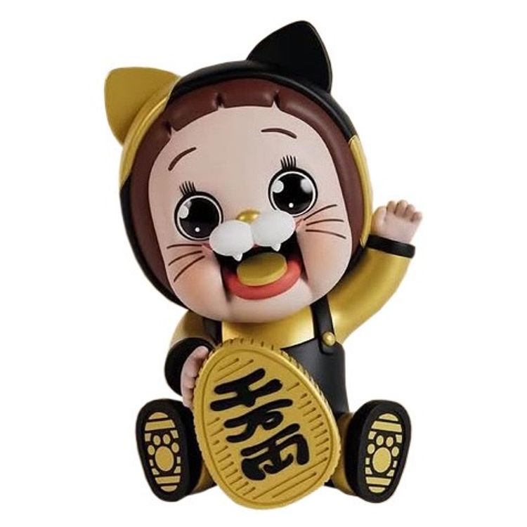 Sho-Chan Maneki Neko Zendio Black Gold by Soap Studio