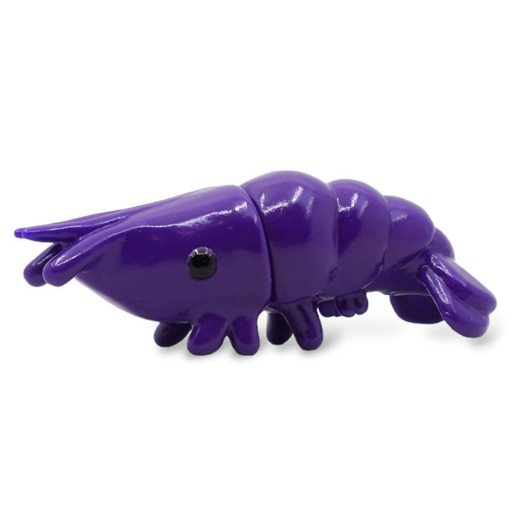 Shrimp at Work Deep Purple by Science Patrol