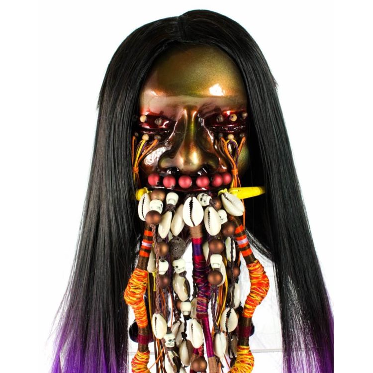 Shrunken Head (Metallic Bronze) by Carlos Enriquez Gonzalez