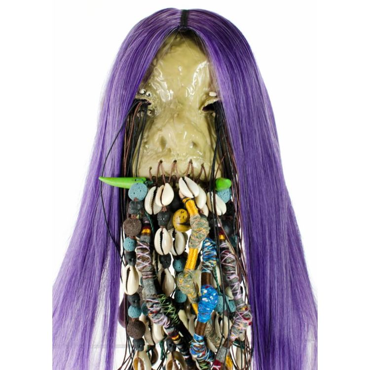 Shrunken Head (Unpainted 3) by Carlos Enriquez Gonzalez