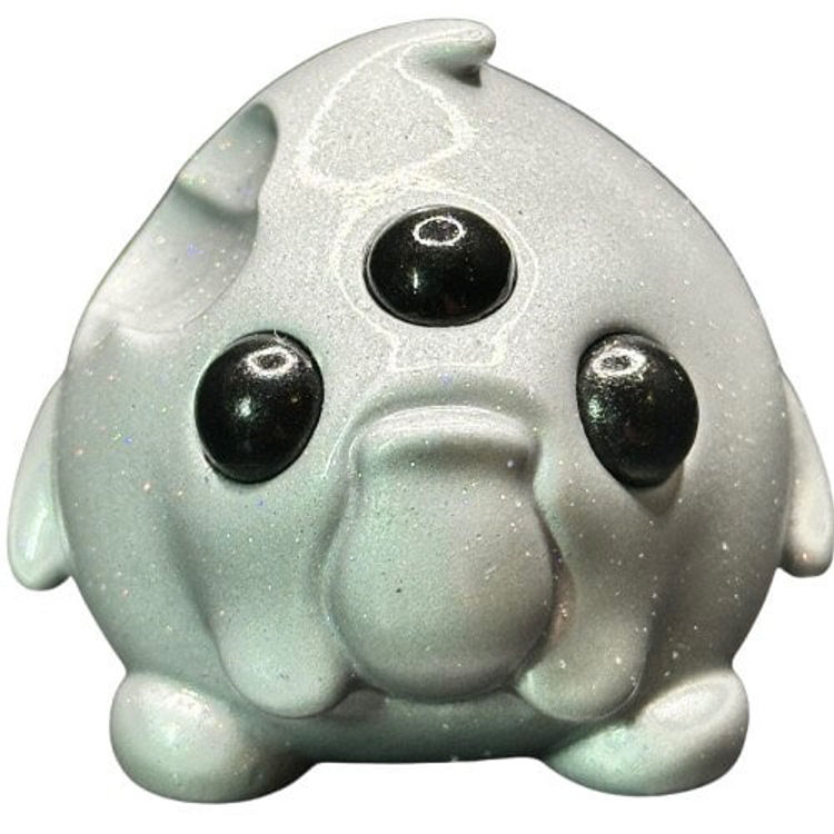 Silver Glorble Glitter Bite  by Trash Panda Toys