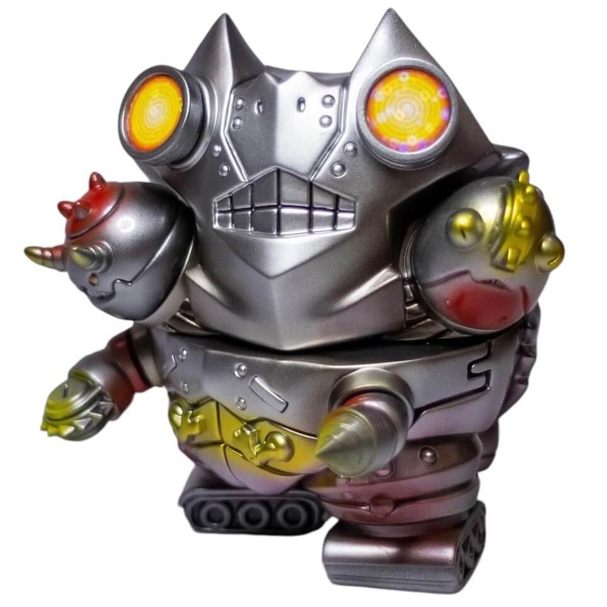 Silver Vortex Mecha 3Head Kaiju