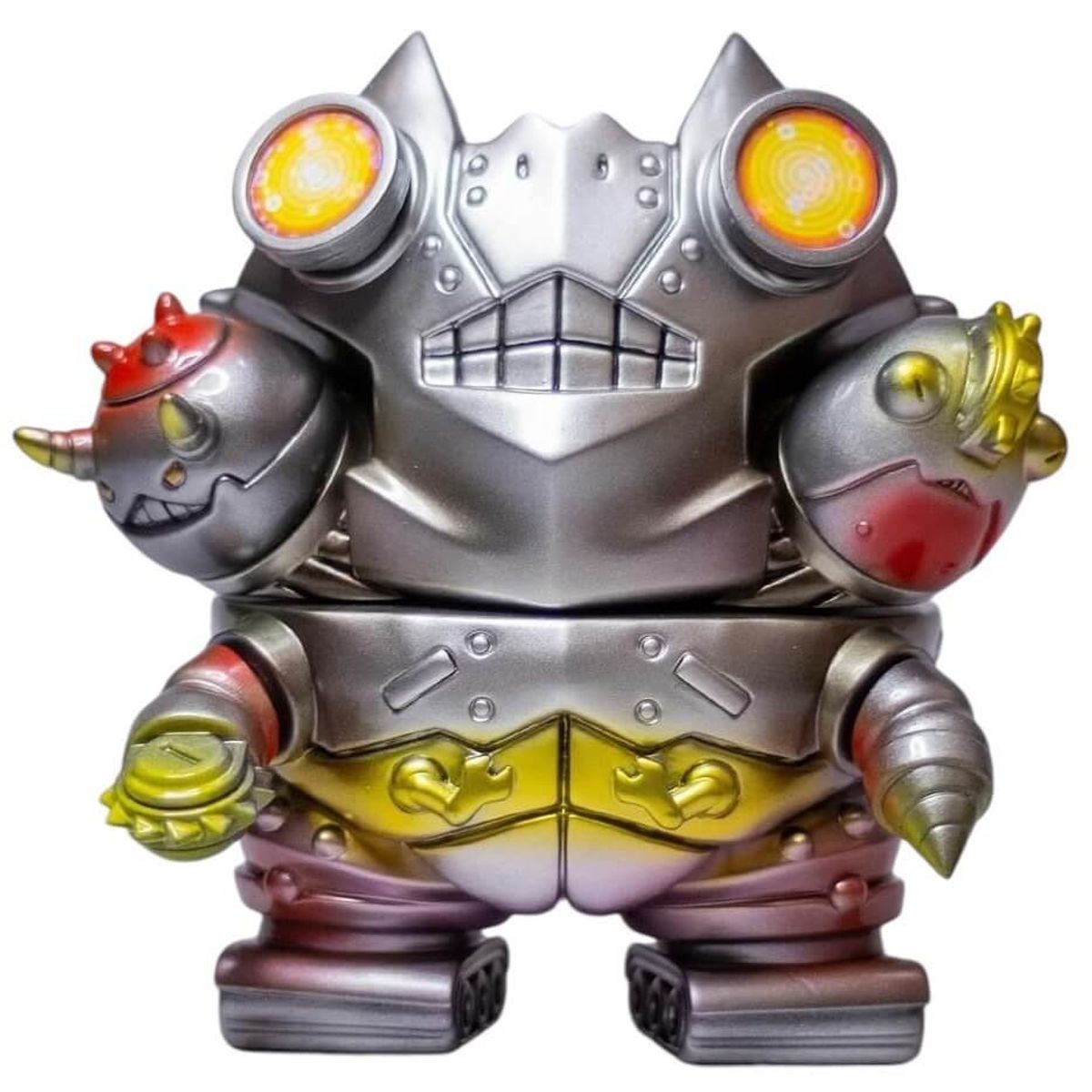 Silver Vortex Mecha 3Head Kaiju