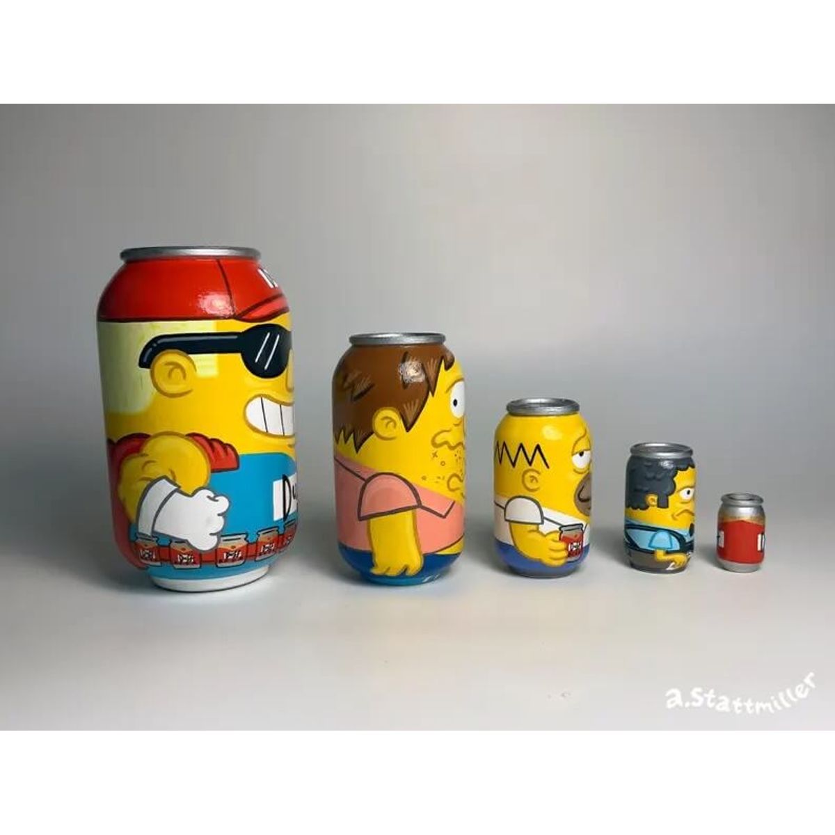 Simpsons Nesting Cans