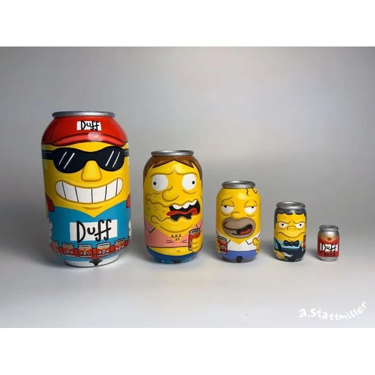 Simpsons Nesting Cans by Andy Stattmiller