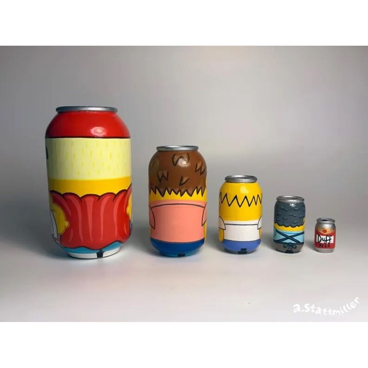 Simpsons Nesting Cans