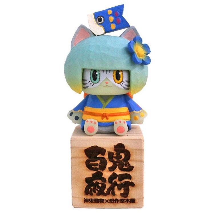 Sitting Boy Zashiki Warishi Children's Day Blue by GGanimal