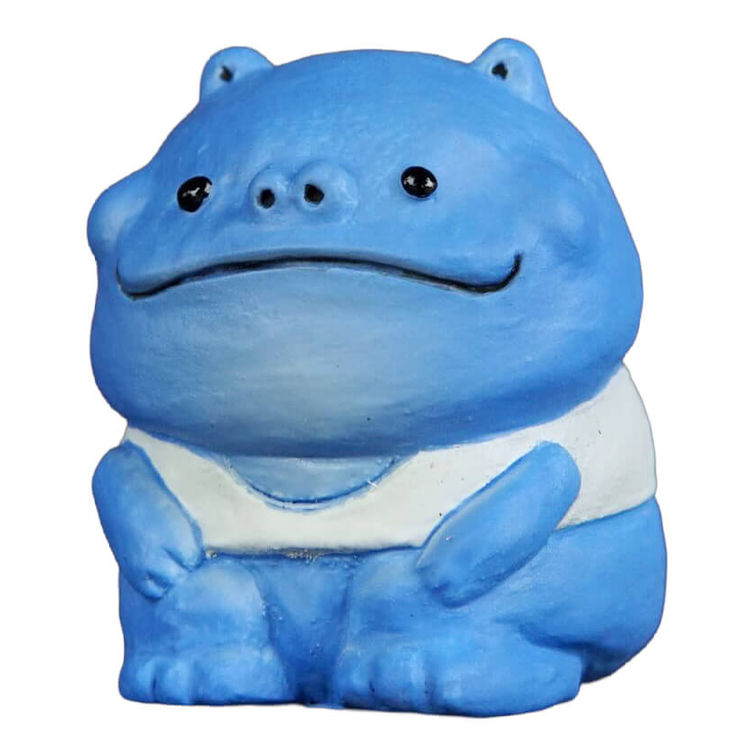 Sitting Hippo Guy Blue by Tekxtoys (T Jia Ying)