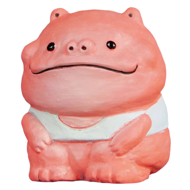 Sitting Hippo Guy Peach by Tekxtoys (T Jia Ying)