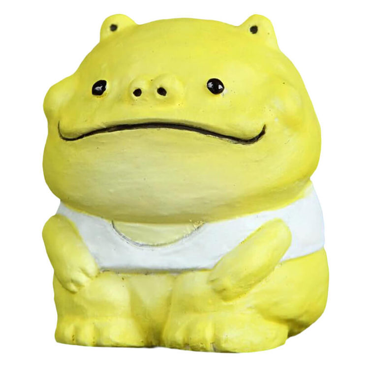 Sitting Hippo Guy Yellow by Tekxtoys (T Jia Ying)