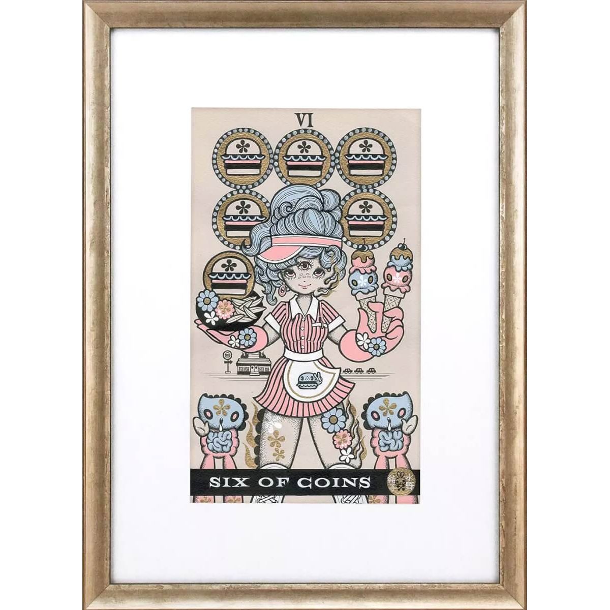 Six of Coins: Melvin's Burger Girl