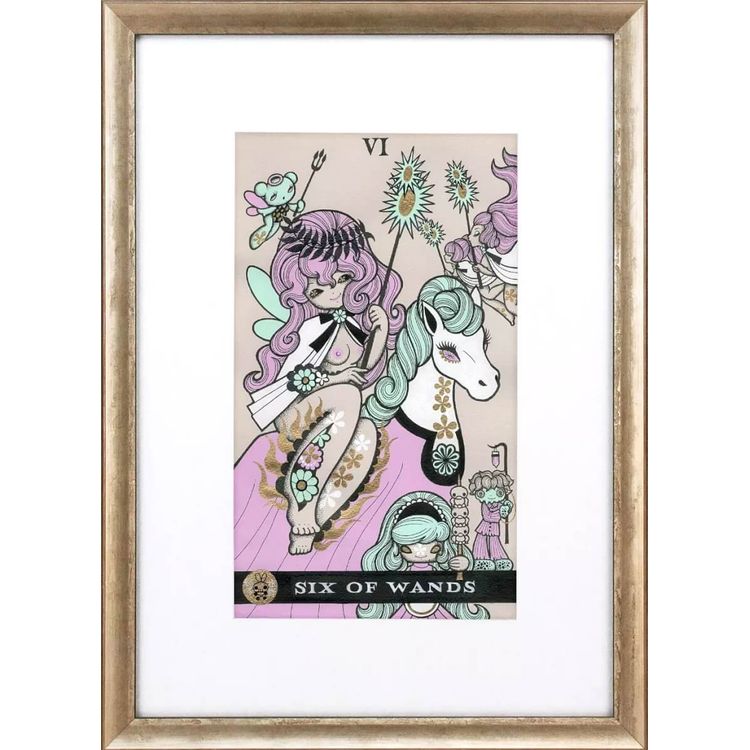 Six of Wands: Cinderella Fairyland by Junko Mizuno