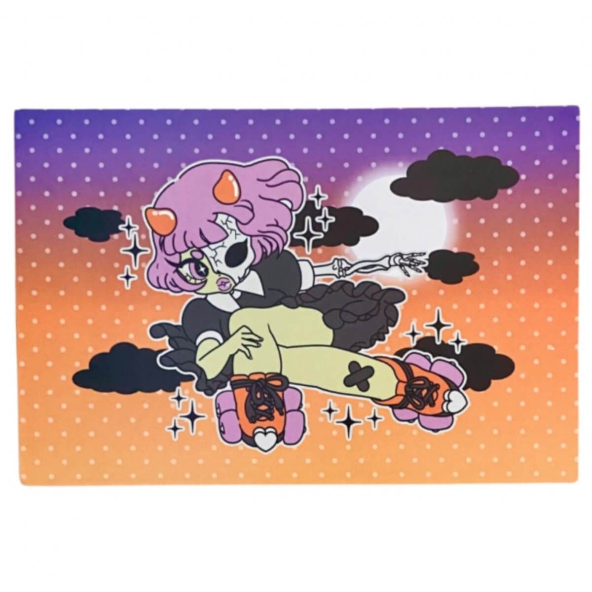 Skelebabe Mini Print (Dark)