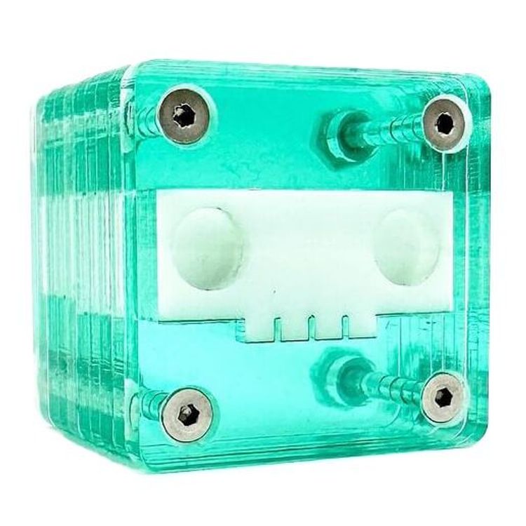 Skelecube (Teal White) by Snackrabbit