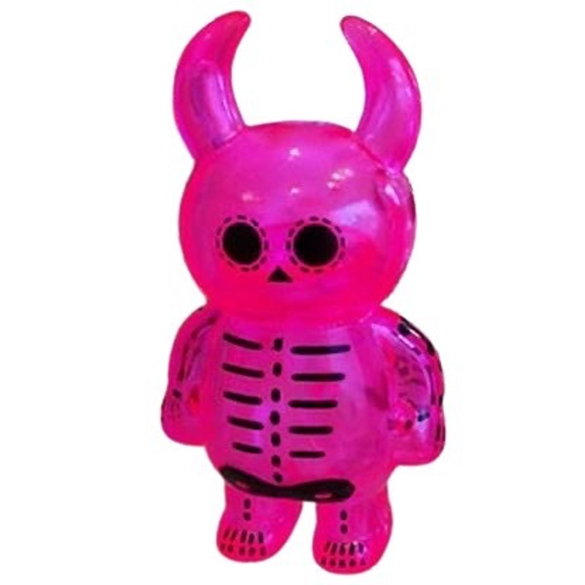 Skeleton Uamou - Clear Pink 2 Eyes Black