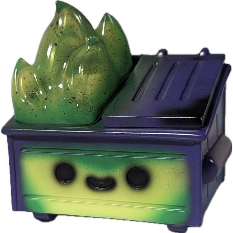 Skeletor Dumpster Fire by Oneiromancy Toy Works