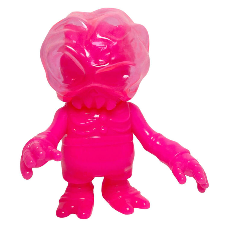 Skull Brain Neon Pink by Secret Base
