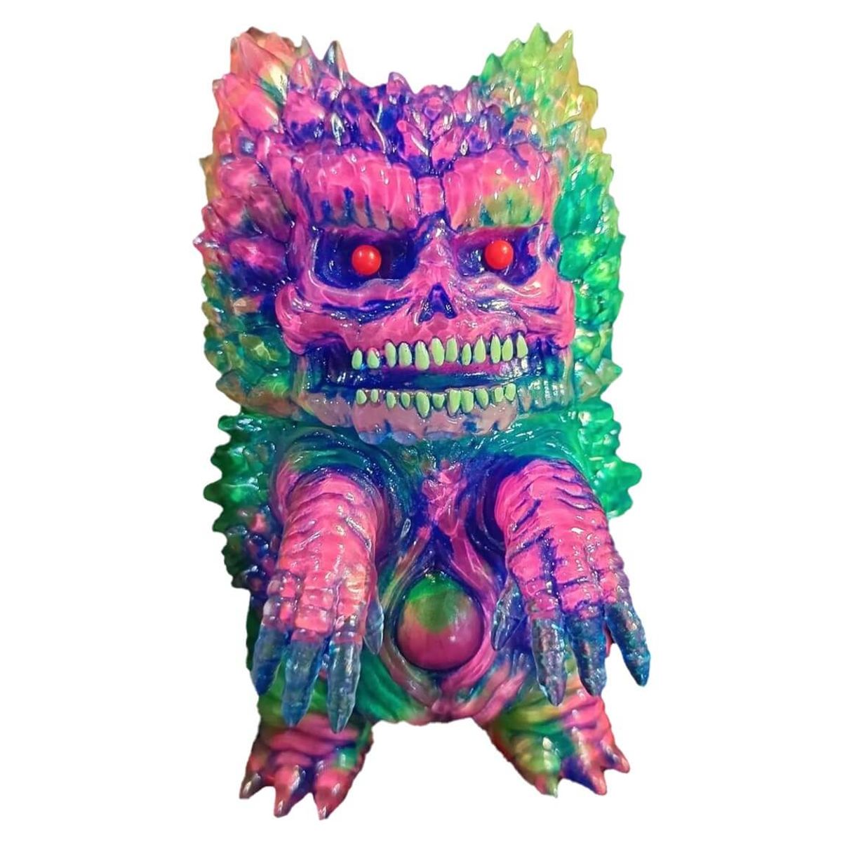 Skull Garamon Hot Pink Green