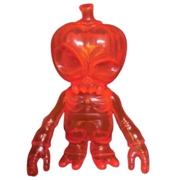 Skull PUMPKIN BRAIN - Clear orange by Secret Base