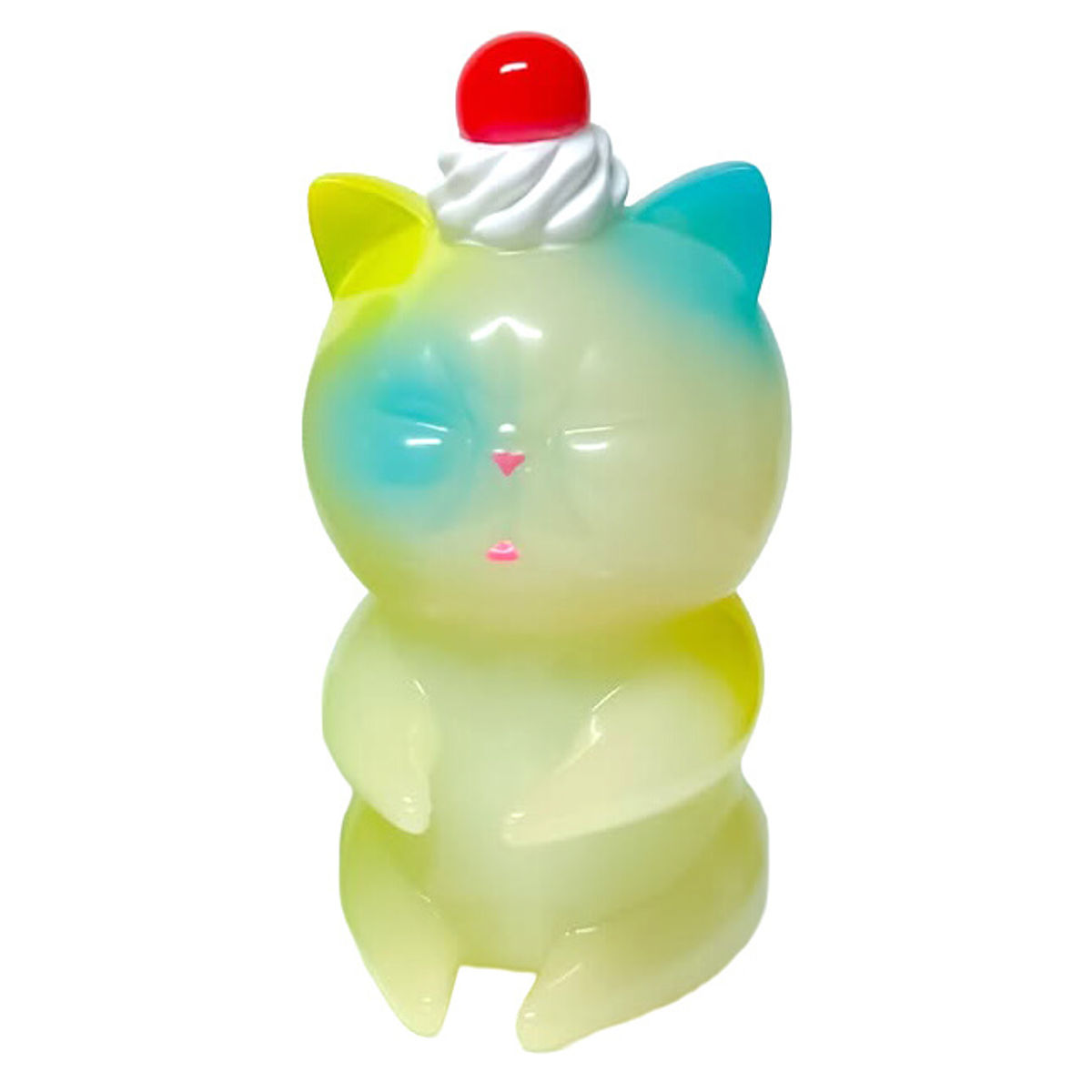 Sleeping Refreshment Cat Milky Yellow Blue