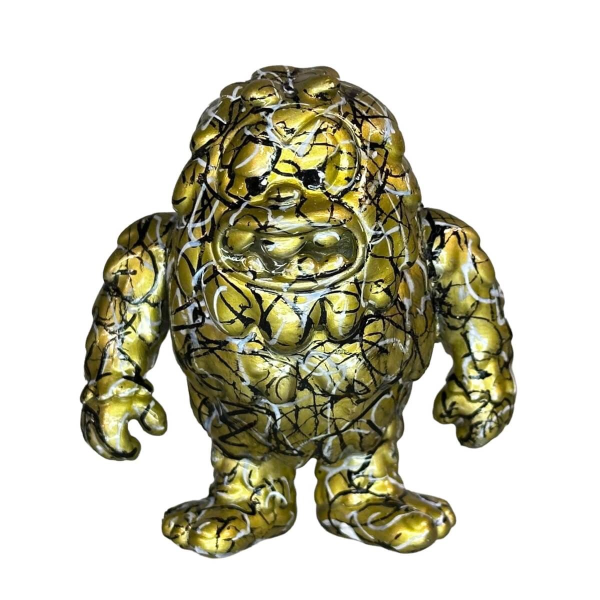 Small Gold Squiggle Yeti