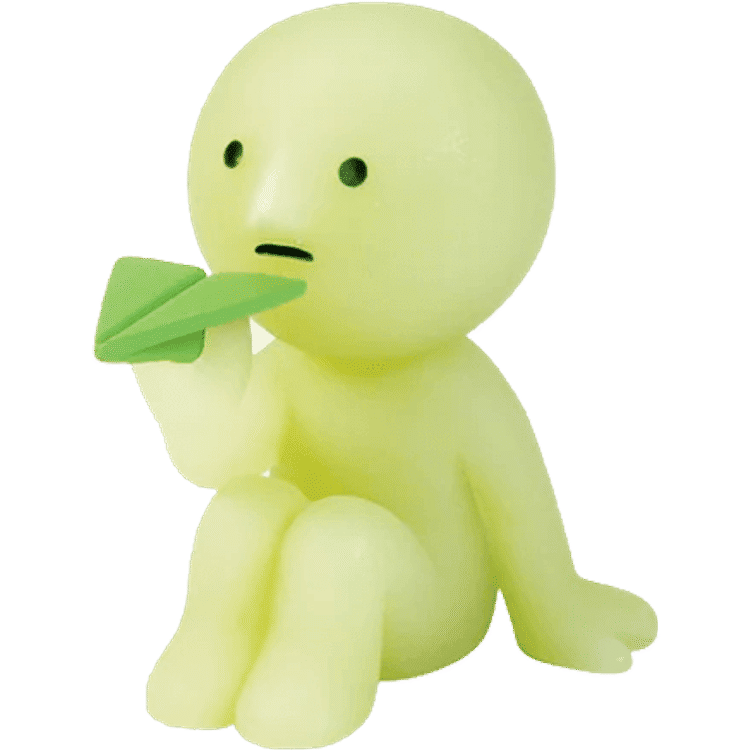 Smiski Paper Airplane by Toru Soeya