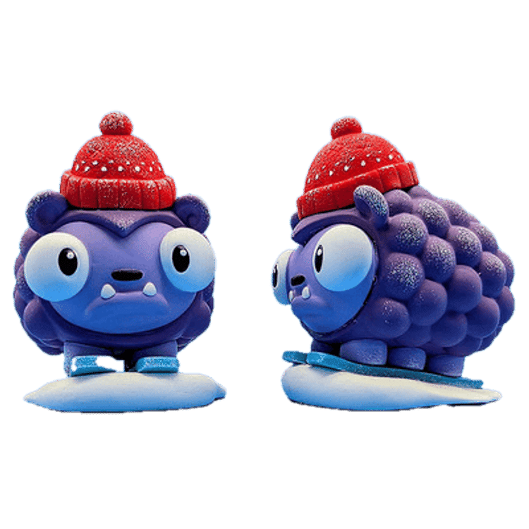 Smooth Skier Bubbles by The Bots (Jenn and Tony Bot)