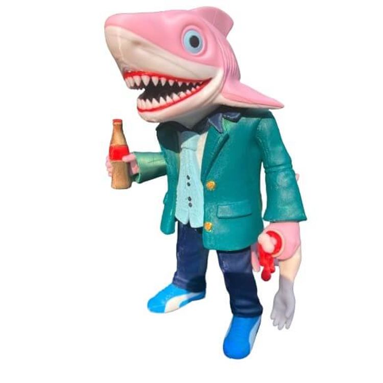 Snackin' Shark-Man by Mindsponge Toy